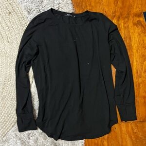 Classic Black Long Sleeve Women's Tee